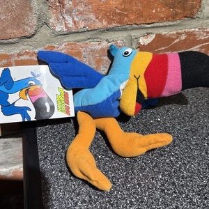 Kellogg's Bean Bag Breakfast Bunch Toucan Sam 1997 With Tag Vintage Cereal
